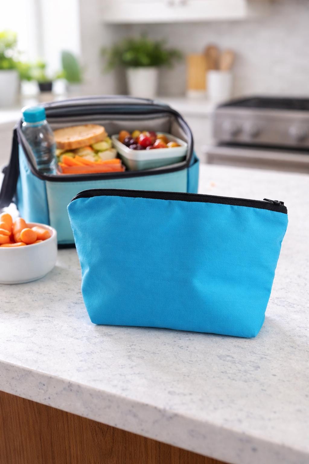 Sac à collation réutilisable – Bleu ciel